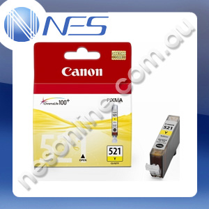 Canon Genuine CLI521Y YELLOW Ink Cartridge for Canon IP3600/IP4600/IP4700/MP540/MP550/MP560/MP620/MP630/MP640/MP980/MP990/MX860/MX870 [CLI-521Y]
