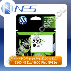 HP Genuine CN045AA #950XL High Yield BLACK INK for HP Officejet Pro 8100 N811/8100 N811a/8600 Plus N911q (2.5K Yield)