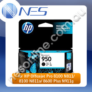 HP Genuine CN049AA #950 Black Ink for HP Officejet Pro 8100 N811/  8100 N811a/ 8600 Plus N911g (1.1K Yield)