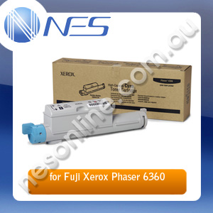 Fuji Xerox Genuine 106R01218 High Capacity CYAN Toner Cartridge for Fuji Xerox Phaser 6360 [106R01218]