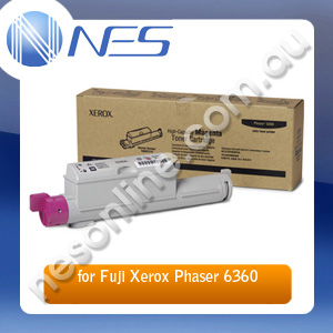 Fuji Xerox Genuine 106R01219 High Capacity MAGENTA Toner Cartridge for Fuji Xerox Phaser 6360 [106R01219]