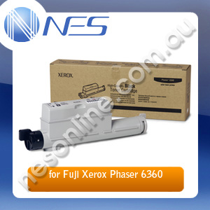 Fuji Xerox Genuine 106R01221 High Capacity BLACK Toner Cartridge for Fuji Xerox Phaser 6360 18K Yield [106R01221]