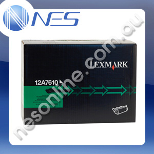 Lexmark Genuine 12A7610 BLACK Toner Cartridge for Lexmark Optra T632/634 X632/634e [12A7610]