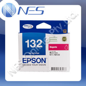 Epson Genuine 132 Economy DURABrite MAGENTA Ink Cartridge for N11, NX125, NX130 (185 Pages Yield) [C13T132392]