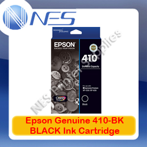 Epson Genuine 410-BK BLACK Ink Cartridge for Expression Premium XP-530/XP-630 [P/N:T337192]