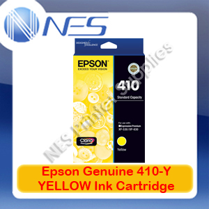 Epson Genuine 410-Y YELLOW Ink Cartridge for Expression Premium XP-530/XP-630 [P/N:T338492]