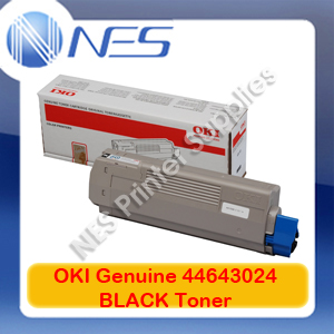 OKI Genuine 44643024 BLACK Toner Cartridge for MC852/MC852cdxn/MC852dn (7K Yield)