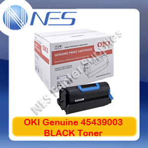 OKI Genuine 45439003 BLACK High Yield Toner Cartridge for B731/B731dn/MB770/MB770dfn (36K)