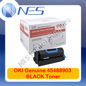 OKI Genuine 45488903 BLACK Toner Cartridge for B721/B721dn/B731/B731dn/MB760/MB760dn/MB770/MB770dfn/MB760dnfax (25K Yield)