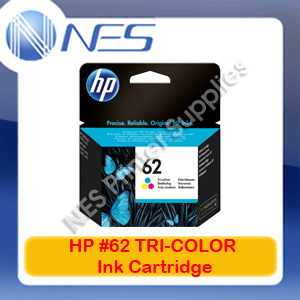 HP Genuine #62 Tri-Color Ink Cartridge for ENVY 5640/7640/Officejet 5740 (P/N:C2P06AA)