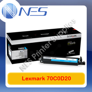 Lexmark Genuine 700D2 CYAN Developer Unit> CS310/CS410/CS510/CX410/CX510/CX510DE