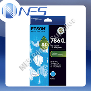 Epson Genuine #786-XL CYAN High Yield Ink Cartridge T787->WF4630/WF4640 T787292