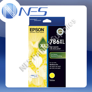 Epson Genuine #786-XL YELLOW High Yield Ink Cartridge T787->WF4630/WF4640 T787492