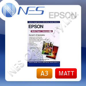EPSON MATT PAPER A3+ HEAVYWEIGHT S0411263 - 50 Sheets