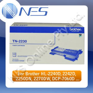 Brother Genuine TN2230 BLACK Toner Cartridge for HL-2240D/HL-2242D/HL-2250DN/HL-2270DW/DCP-7060D/DCP-7065DN/MFC-7360N/MFC-7362N/MFC-7460N/MFC-7860DW Printer (1,200 Pages) [TN-2230]