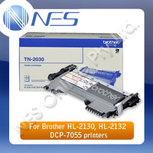 Brother Genuine TN2030 BLACK Toner Cartridge for HL-2130/HL-2132/DCP-7055 Printer (1,000 Pages) [P/N:TN-2030]
