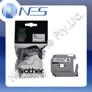 Brother MK221 Tape 9mm x 8m Black-On-White PT-55/65/100