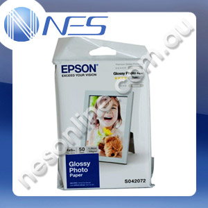 Epson 4x6" C13S042072 Glossy Photo Paper (50x Sheets) [P/N:S041867]
