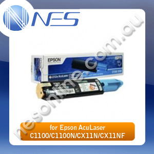 Epson Genuine C13S050189 High Capacity CYAN Toner Cartridge for Epson AcuLaser C1100/C1100N/CX11N/CX11NF (4K Yield) [C13S050189]