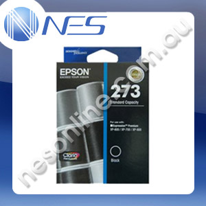 Epson Genuine #273 BLACK Ink Cartridge for Epson XP-600 / XP-700 / XP-800 Claria Premium ink [C13T272192]