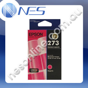 Epson Genuine #273 Magenta Ink Cartridge for Epson XP-600 / XP-700 / XP-800 Claria Premium ink [C13T273392]