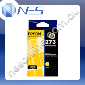 Epson Genuine #273 YELLOW Ink Cartridge for Epson XP-600 / XP-700 / XP-800 Claria Premium [C13T273492]