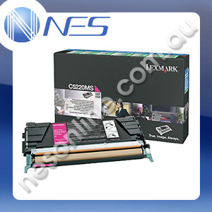 Lexmark Genuine C5220MS MAGENTA Standard Yield Return Program Toner Cartridge for Lexmark C522/C524/C532dn/C532n/C534dn [C5220MS]