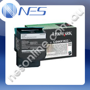 Lexmark Genuine C544X1KG BLACK Extra High Yield Return Program Toner Cartridge for Lexmark C543DN/544/544DN/544DTN/544DW X544DN/544DTN/544DW [C544X1KG]