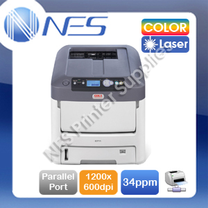 OKI C711n High Volume Network Color Laser Banner Printer+Parallel Port+3-Yr Wty