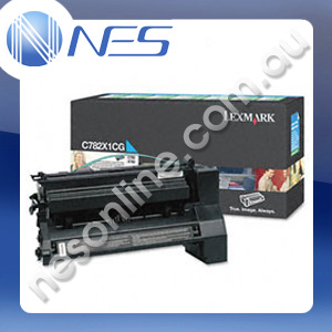 Lexmark Genuine C782X1CG CYAN Extra High Yield Return Program Print Cartridge for Lexmark C782DN/782DTN/782N X782E [C782X1CG]