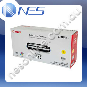 Canon Genuine CART317Y YELLOW Toner Cartridge for Canon MF8450C/MF9220CDN/MF9280CDN 4K Page Yield [CART317Y]