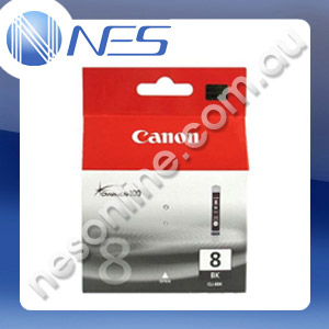 Canon Genuine CLI8BK BLACK Ink Cartridge for Canon IP4200/IP6700D/MP970/ MX850/PRO9000/PRO9000 MARK II [CLI-8BK]