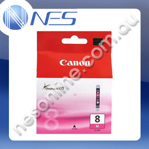 Canon Genuine CLI8M MAGENTA Ink Cartridge for Canon IP3300/IX4000/IP5200/IP5300/IP6600D/IP6700D/MP500/MP970/MX700/MX850/PRO9000/PRO9000 MARK II [CLI-8M]