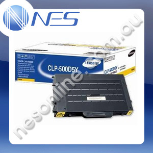 Samsung Genuine CLP500D5Y YELLOW Toner for CLP500/CLP500N/CLP550/CLP550N [CLP-500D5Y]