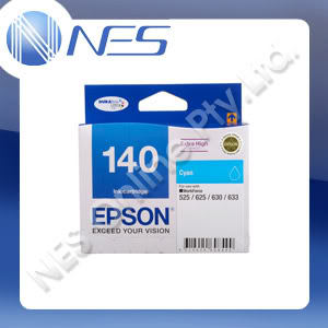 Epson Genuine 140 Extra High Capacity DURABrite Ultra CYAN Ink Cartridge for Stylus NX635, WorkForce 545/60/625/630/633/645/840/845/7010/7510/7520 (765 Pages Yield) [C13T140292]