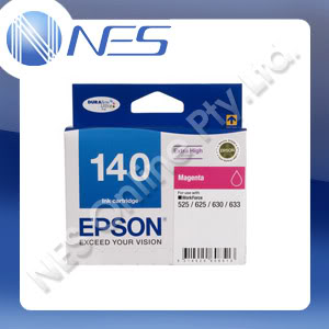Epson Genuine 140 Extra High Capacity DURABrite Ultra MAGENTA Ink Cartridge for Stylus NX635, WorkForce 545/WorkForce60/WorkForce625/WorkForce630/633/645/840/WorkForce845/7010/WorkForce7510/WorkForce7520 (765 Pages Yield) [C13T140392]