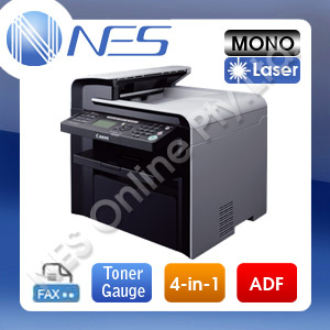 CANON imageCLASS MF4550D 4-in-1 Mono Laser Multifunction Printer  + ADF + FAX + Toner Gauge /w CART328 Starter Kit Toner Inc.