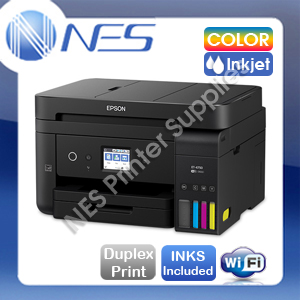 Epson EcoTank ET-4750 4in1 Wireless Refillable Ink Tank Printer+FAX+ADF+Duplexer C11CG19501