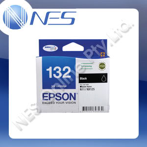 Epson Genuine 132 Economy DURABrite BLACK Ink Cartridge for N11, NX125, NX130 (185 Pages Yield) [C13T132192]