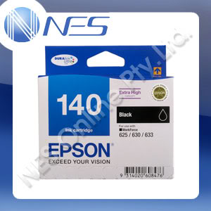 Epson Genuine 140 Extra High Capacity DURABrite Ultra BLACK Ink Cartridge for Stylus NX635, WorkForce 545/60/625/630/633/645/840/845/7010/7510/7520 (1,000 Pages Yield) [C13T140192] Unboxed ***FREE SHIPPING!***