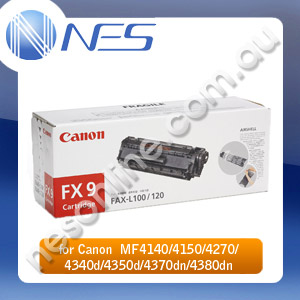 CANON Genuine FX9 Black Toner Cartridge for Canon FAXL100/FAXL120/FAXL140/FAXL160/imageCLASS MF4140/MF4150/MF4270/MF4340d/MF4350d/MF4370dn/MF4380dn/MF4680 (2000 Pages Yield)