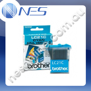 Brother Genuine LC21C CYAN Ink Cartridge for Brother MFC3100C/MFC5100C/MFC5200C (450 Pages Yield) [LC21C] ***FREE SHIPPING!***