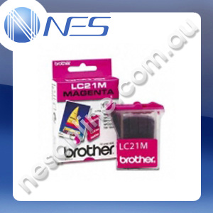 Brother Genuine LC21M MAGENTA Ink Cartridge for Brother MFC3100C/MFC5100C/MFC5200C (450 Pages Yield) [LC21M]