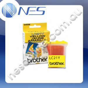 Brother Genuine LC21Y YELLOW Ink Cartridge for Brother MFC3100C/MFC5100C/MFC5200C (450 Pages Yield) [LC21Y] ***FREE SHIPPING!***