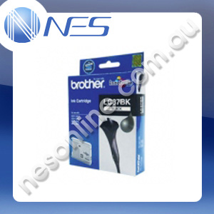 Brother Genuine LC37BK BLACK Ink Cartridge for Brother DCP135C/DCP150C/MFC235C/MFC260C [LC37BK] (350 Pages Yield)