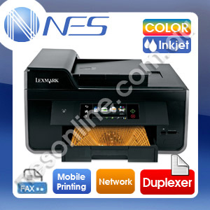 LEXMARK Pro915 4-in-1 Wireless Colour Inkjet Multifunction Printer+Duplexer+510 Pages High Yield Black Ink Cartridge inc. (P/N:90T9230)
