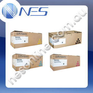Ricoh/Lanier Genuine Set of 4x Toner Cartridges 406095/406098/406101/406107 for SPC220N/221N/222SF/SPC240DN/SPC240SF (2K Page Yield) ***FREE SHIPPING!***