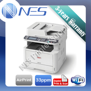 OKI MB472dnw 4-in-1 Mono Laser Wireless MFP Printer+Duplex+RADF+3-Yr Warranty P/N:45762103 RRP$658.90