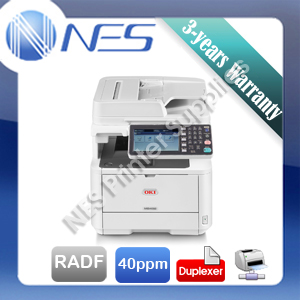 OKI MB492dn 4-in-1 Mono Laser Network Printer+Duplex+RADF+FAX+1.32m Banner Print