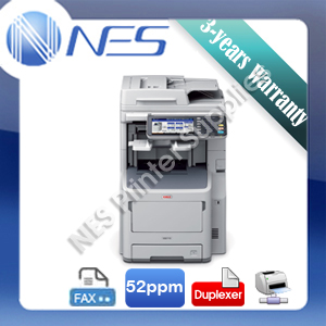 OKI MB770dfnfax 4-in-1 Network Mono Laser Multifunction Printer+Duplex+RADF w/Finisher  *BONUS:3 years Warranty*
